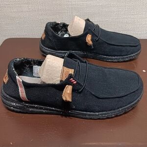 Hey Dude Wendy Washed, Size-8,Black Casual Shoes, Like New condition